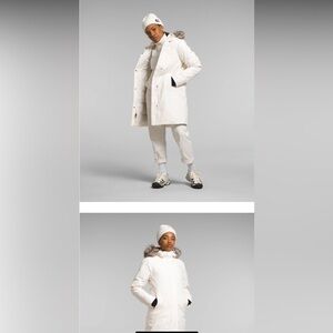 The North Face jacket. Arctic Parka. Vintage white. Size Large. New with tags.